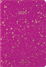 Agenda de poche Céleste - 1 semaine sur 2 pages - 10 x 15 cm - fuchsia - Oberthur