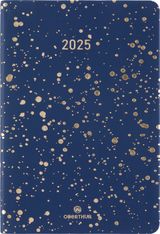 Agenda de poche Céleste - 1 semaine sur 2 pages - 10 x 15 cm - marine - Oberthur