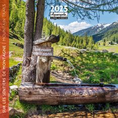 Calendrier mensuel 30x30 cm - 16 mois - Sur les sentiers