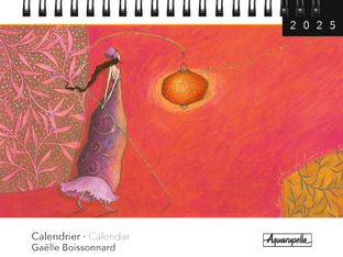 Calendrier mensuel à spirales 16x18 cm - G Boissonnard Inventer la lune