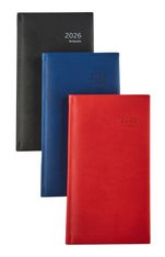 Agenda de poche Classica Optivision - 1 semaine sur 2 pages - 9 x 16 cm - disponible dans différentes couleurs - Brepols