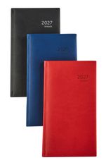 Agenda de poche Classica Optivision - 1 semaine sur 2 pages - 9 x 16 cm - disponible dans différentes couleurs - Brepols