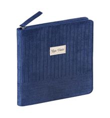 Quo Vadis - Agenda - 2025 - Exécutif - Semainier Planning - Français - Colette - Bleu - 13 mois de décembre à décembre - 16x16 cm - Papier Clairefontaine blanc - Fabrication française