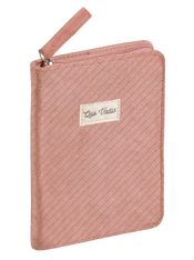 Quo Vadis Colette - Business diary - 100 x 150 mm - rose poudré - velours
