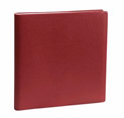 Quo Vadis - Agenda avec répertoire - Exécutif - Semainier Planning - Français - Impala - Rouge - 14 mois de décembre à janvier - 16x16 cm - Papier Clairefontaine blanc - Fabrication française