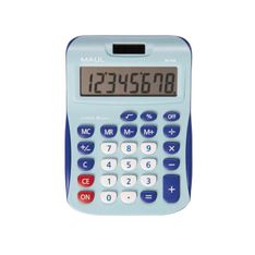 MAUL MJ 550  - Calculatrice solaire - 8 chiffres - bleu