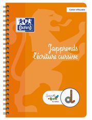 Serpodile - Cahier d'apprentissage en ecriture cursive  - format A5 (148x210) - 78 pages