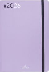 Agenda Flex - 1 semaine sur 2 pages - 17 x 24,5 cm - lilas - Oberthur