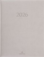 Agenda London - 1 semaine sur 2 pages - 22 x 28 cm - beige - Oberthur