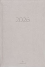 Agenda London - 1 semaine sur 2 pages - 17 x 24,5 cm - beige - Oberthur