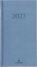Agenda London - 1 semaine sur 2 pages - 9,5 x 17,5 cm - gris - Oberthur