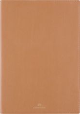 Agenda Feroe - la semaine sur 1 page et une page de note - 15 x 21 cm - camel - Oberthur