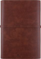 Agenda à spirale Canyon - 1 semaine sur 2 pages - 17 x 24,5 cm - marron - Oberthur