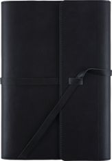 Agenda à spirale Canyon - 1 semaine sur 2 pages - 17 x 24,5 cm - noir - Oberthur