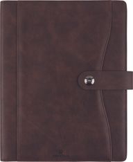 Agenda à spirale Davos - 1 semaine sur 2 pages - 22 x 28 cm - marron - Oberthur
