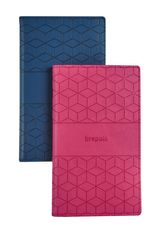 Agenda de poche spiralé Interplan Cube - 1 semaine sur 2 pages - 9 x 16 cm - disponible dans différentes couleurs - Brepols