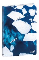 Quo Vadis Respire Minister - Agenda - 2025 - semainier - reliure piquée - standard / M - 160 x 240 mm - portrait - ice floe - multicolore - carton
