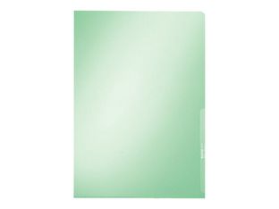 Leitz Premium - Pochette coin - A4 - 40 feuilles - vert transparent