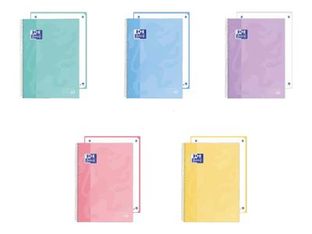 EUROPEANBOOK 1  SCHOOL TOUCH  A5+ 80H OP DOTS CR TE PASTEL