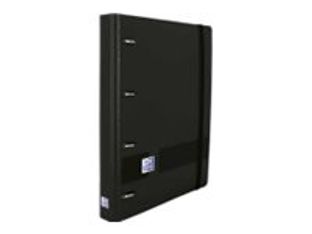 Oxford Live & Go EuropeanBinder - Archivador de anillas - para A5 Plus - capacidad: 250 hojas - negro