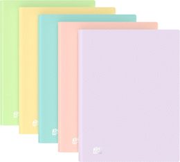 CARPETA 20 FUNDAS SOLDADAS A4 OXFORD URBAN TAPA PLASTICO - SURTIDO PASTEL