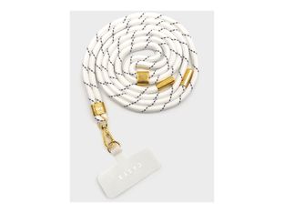 Casyx - Corde pour housse de protection pour téléphone portable - universel - blanc royal
