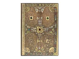 Paperblanks Flexis Lindau Gospels - Cahier de notes - reliure piquée - midi - 130 x 180 mm - 88 feuilles / 176 pages - ligné - beige - papier