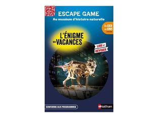 L'énigme des vacances - Escape game : Au muséum d'histoire naturelle - du CE2 au CM1