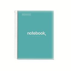 Notebook Emotions, Couverture souple, A4, séyès, 80 feuilles de 1 couleur, Miquelrius, Bleu Ciel.