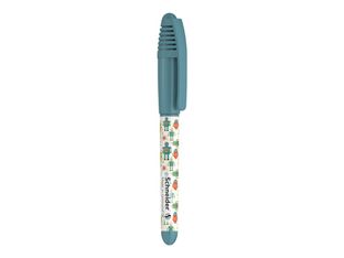 Schneider Zippi - Stylo plume - cool robots - bleu roi - moyen