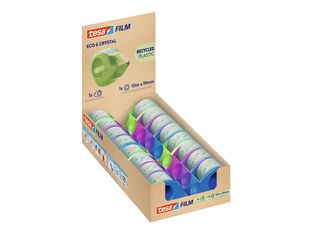 Tesa Film Eco & Crystal - Ruban adhésif - 19 mm x 10 m - transparent