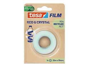 Tesa Film Eco & Crystal - Ruban adhésif - 19 mm x 33 m - transparent