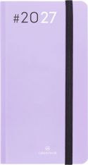 Agenda Flex - 1 semaine sur 2 pages - 9,5 x 17,5 cm - lilas - Oberthur