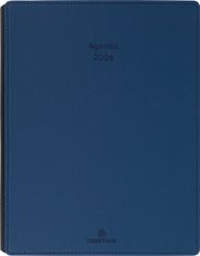 Agenda Stan - la semaine sur 1 page et 1 page de notes - 19 x 24,5 cm - vert - Oberthur