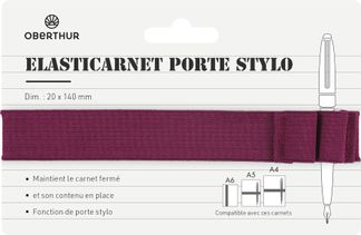 Élasticarnet - bordeaux