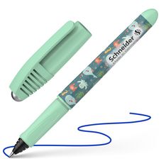 Stylo roller zippi vert avec réservoir cartouche