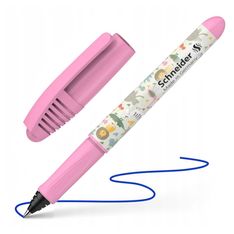 Stylo roller zippi rose avec réservoir cartouche