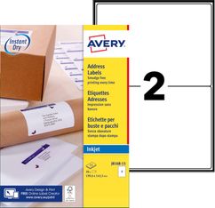 Avery - 30 Etiquettes adhésives d'expédition - 199,6 x 143,5 mm -blanches