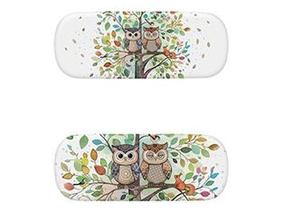 Kiub Classique Bug Art - Étui rigide pour lunettes - disponible dans différentes couleurs