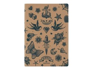 Oberthur - Carnet souple - 148 x 210 mm - Papillon Tatoo