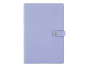 Oberthur Lady Kent - Agenda - semainier - reliure peigne - F16PS - 90 x 165 mm - papier ivoire - smooth lilac cover - polyuréthane (PU)