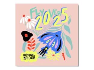 BLUE ART Nouvelle - Calendrier - 2025 - fly by Stéphanie Piogé - 14 pages - 30 x 30 cm