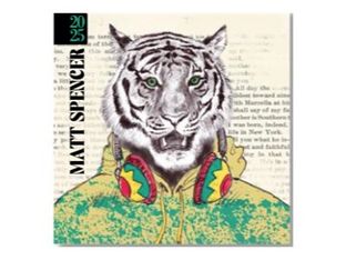 BLUE ART Nouvelle - Calendrier - 2025 - music by Matt Spencer - 14 pages - 30 x 30 cm