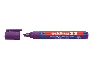 edding 33 brilliant paper - Marqueur - permanent - violet - encre pigmentée à base d'eau - 1-5 mm