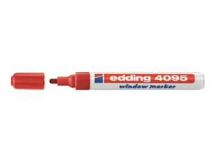 edding 4095 window - Marqueur - pour verre - couleurs assorties - encre à l'eau - 2-3 mm