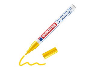 edding 751 gloss paint - Marqueur - permanent - jaune - opaque - encre pigmentée - 1-2 mm