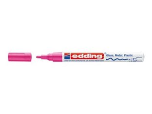 edding 751 gloss paint - Marqueur - permanent - pour verre, métal, plastique - rose - encre pigmentée à base d'eau - 1-2 mm - fin