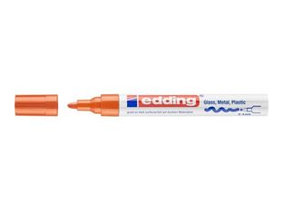 edding 750 gloss paint - Marqueur - permanent - orange - opaque - encre pigmentée acrylique - 2-4 mm