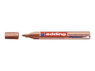 edding 750 gloss paint - Marqueur - permanent - pour verre, métal, plastique - cuivre - encre pigmentée - 2-4 mm