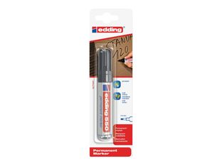 edding 550 - Marqueur - permanent - pour verre, métal, plastique - noir - 3-4 mm